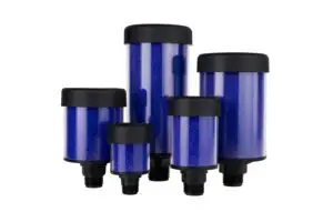 Desiccant breather filters with blue silica gel for gearbox ventilation and moisture control